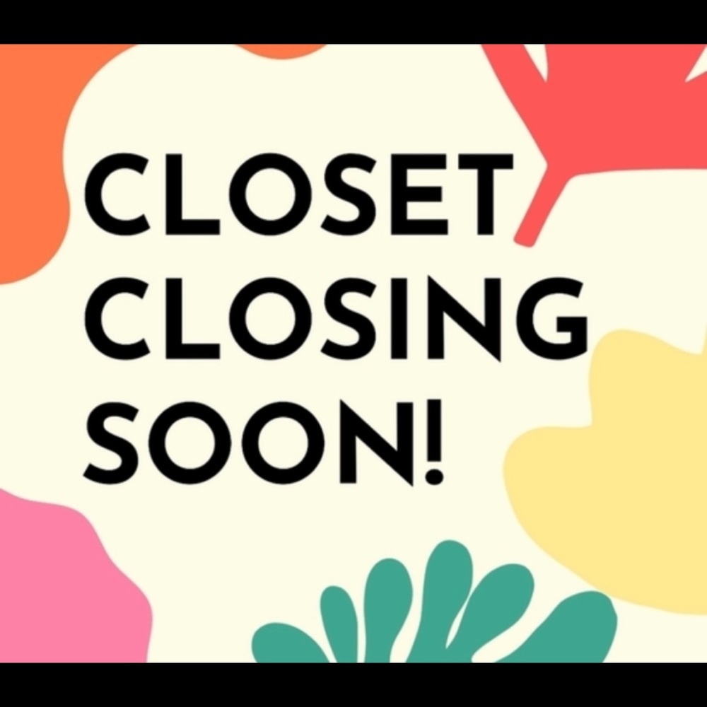 **CLOSET 50% OFF** GRAB WHILE YOU STILL CAN